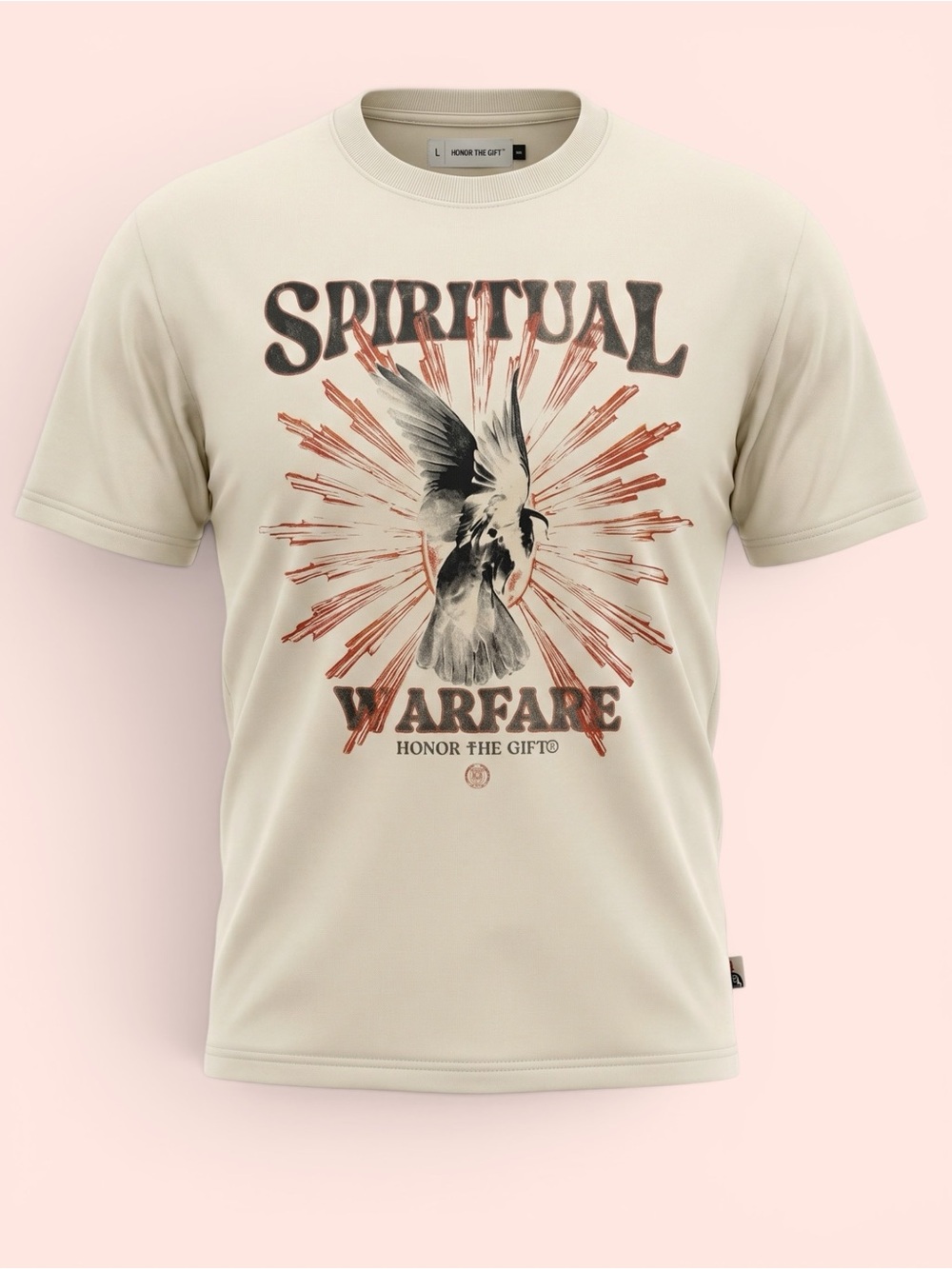 Honor The Gift Spiritual Conflict Tee Bone Graphic T-Shirt Large NWT